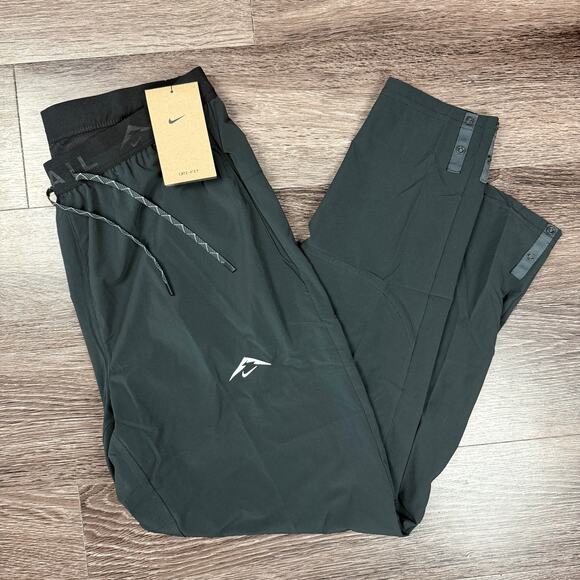 Nike Dawn Range Trail Dri-FIT Running Pants Black Men's Size Medium HJ3576-010